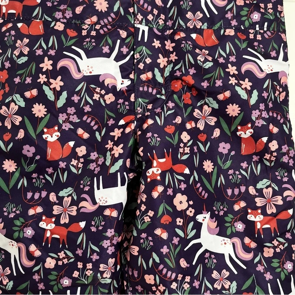 CHILDREN’S PLACE Unicorn Print Kids Snow Pants and Jacket Set Size 12-18 Months